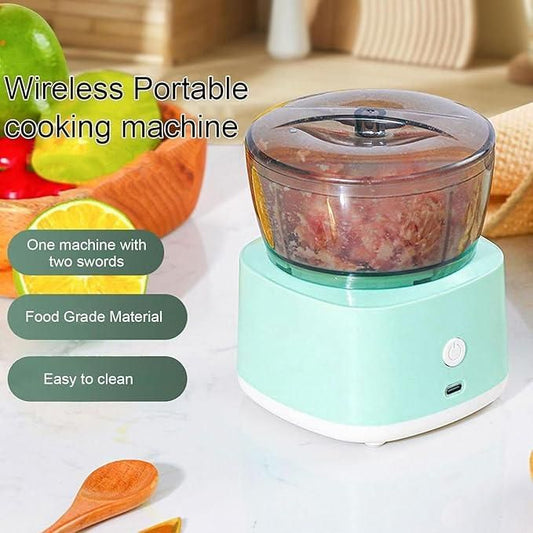 🍖⚡ Electric Meat Grinder & Food Processor – One-Touch Operation ⚡🥦